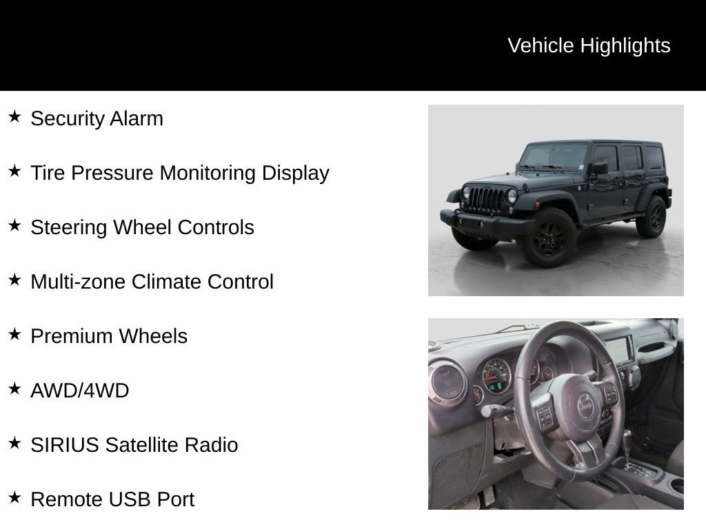 Used 2017 Jeep Wrangler Unlimited Willys image 26