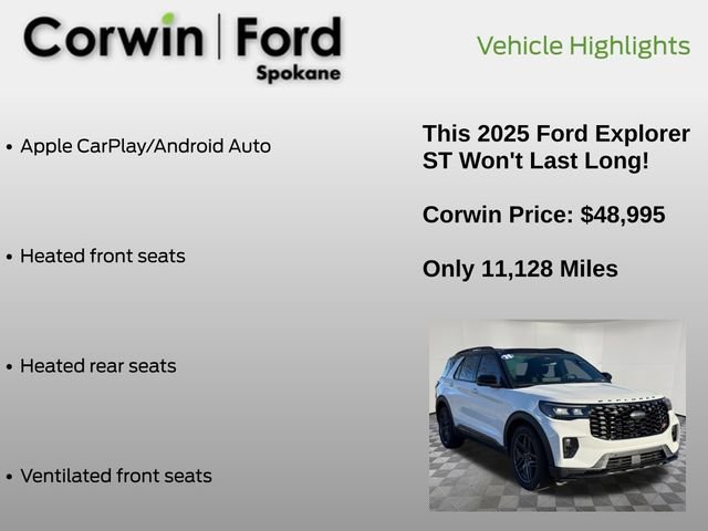 Certified 2025 Ford Explorer ST image 13
