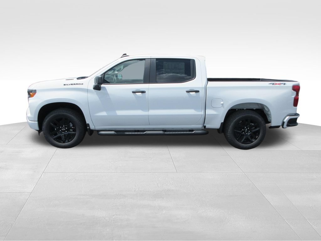New 2026 Chevrolet Silverado 1500 Custom w/ Turbomax Blackout Package AWD/4WD image 3