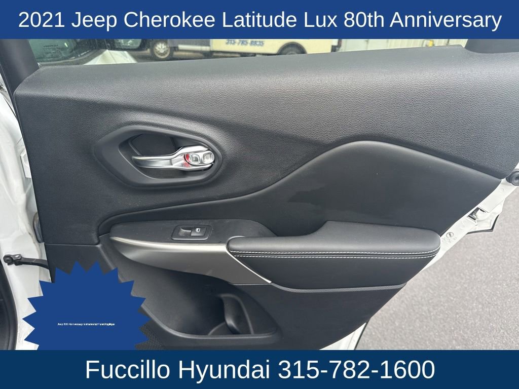 Used 2021 Jeep Cherokee Latitude Lux 80th Anniv w/ Quick Order Package 26U 80TH AWD/4WD image 27