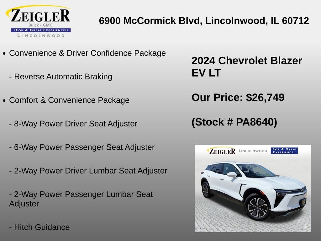 Used 2024 Chevrolet Blazer EV LT AWD/4WD image 12