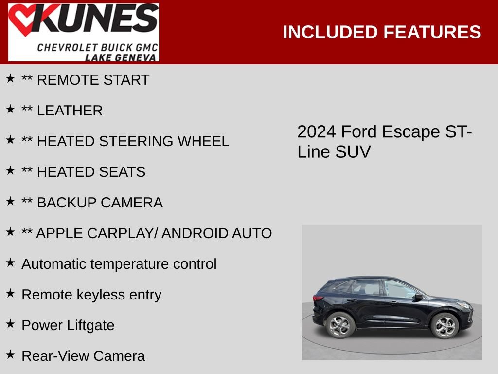 Used 2024 Ford Escape ST-Line AWD/4WD image 2