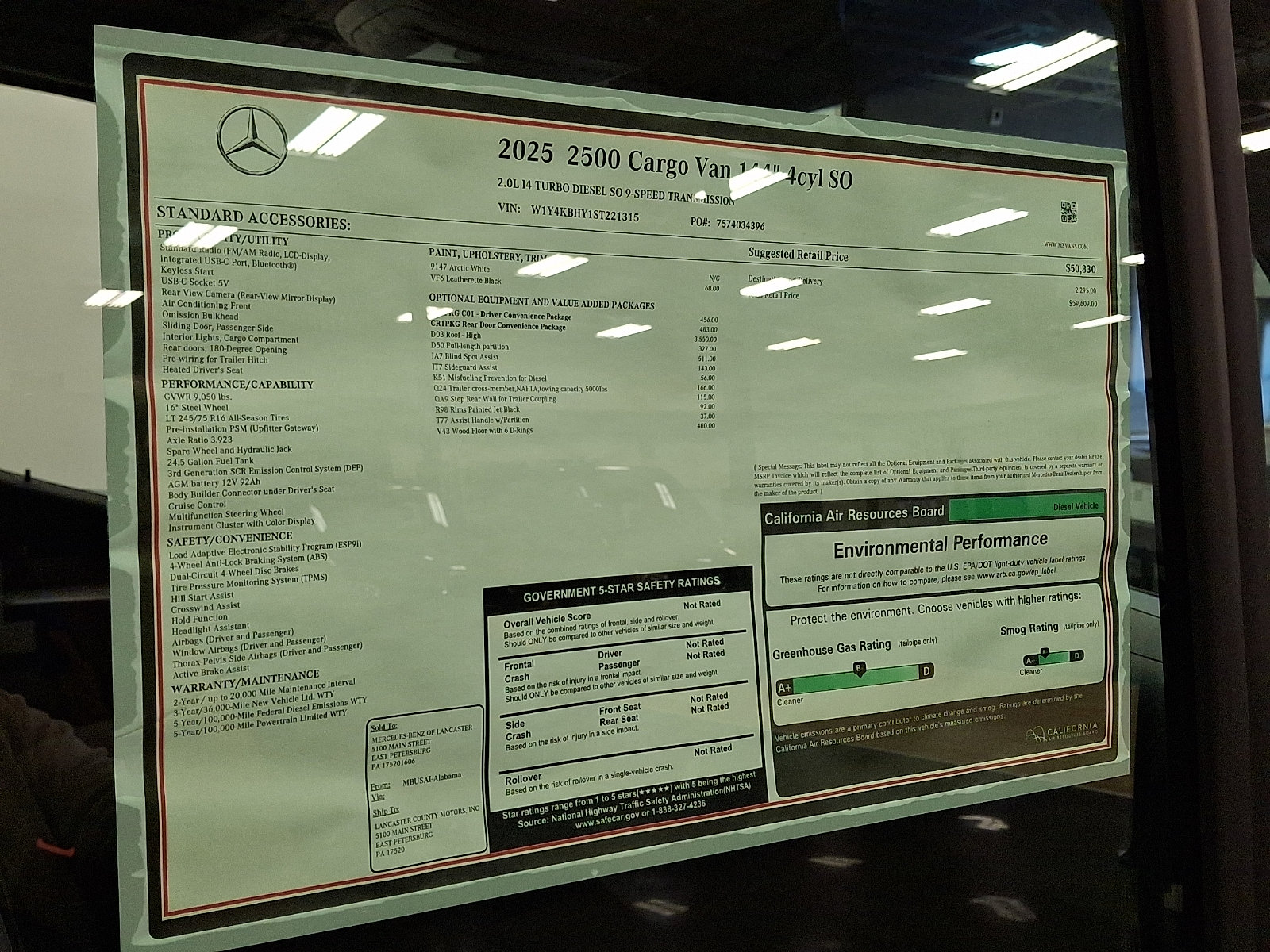 Used 2025 Mercedes-Benz Sprinter 2500 image 20