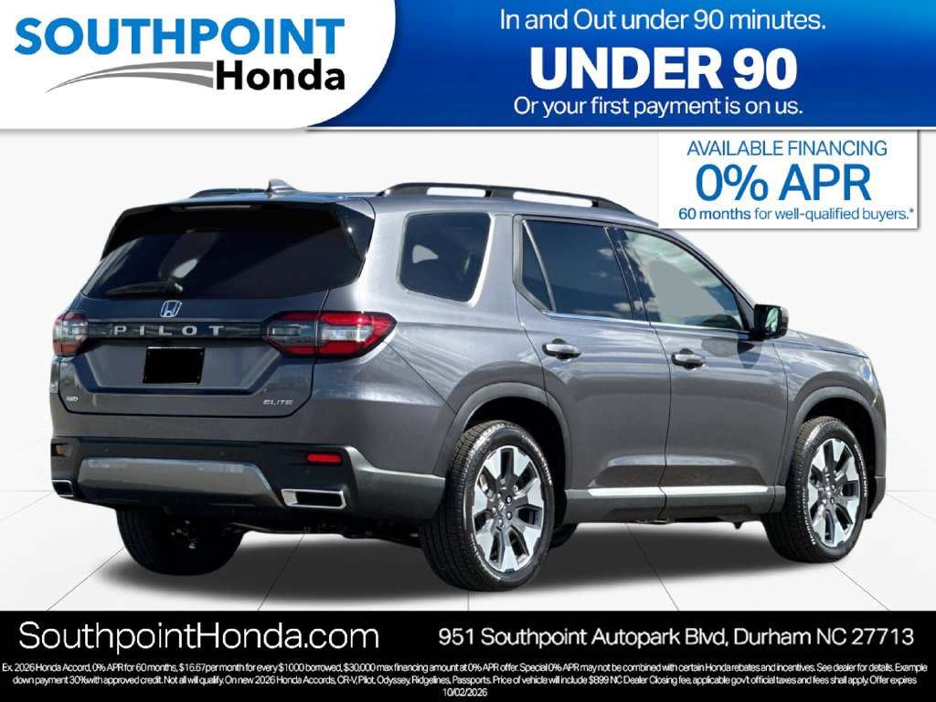 New 2026 Honda Pilot Elite image 3