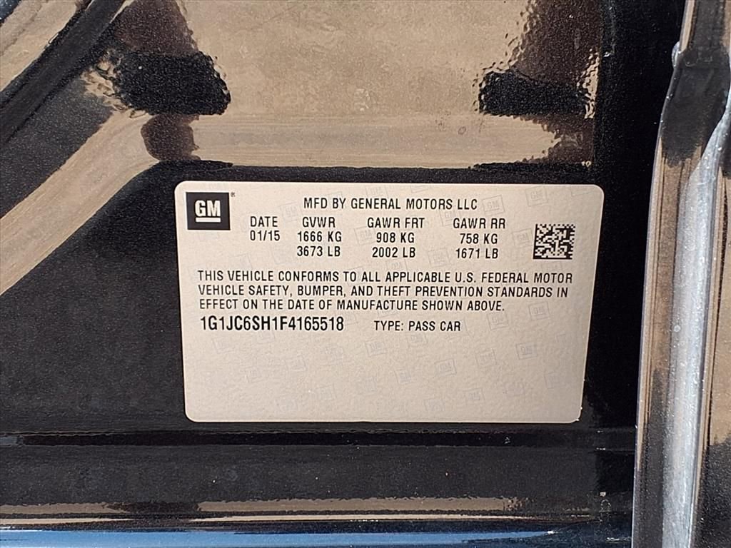 Used 2015 Chevrolet Sonic LT image 13