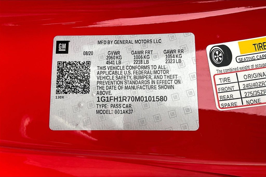 Used 2021 Chevrolet Camaro SS RWD image 17