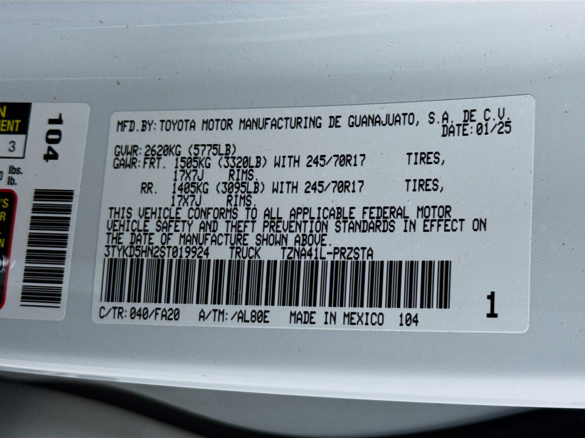 Used 2025 Toyota Tacoma SR image 37