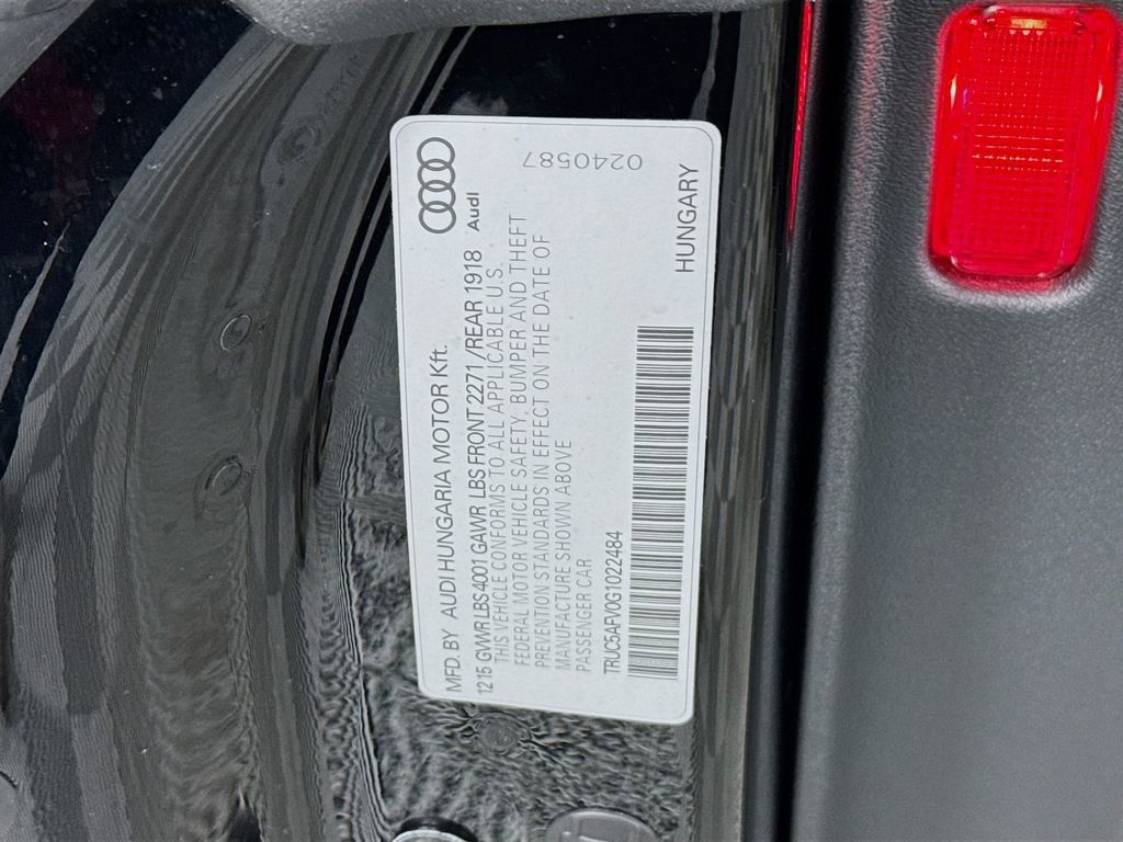 Used 2016 Audi TT 2.0T AWD/4WD image 28
