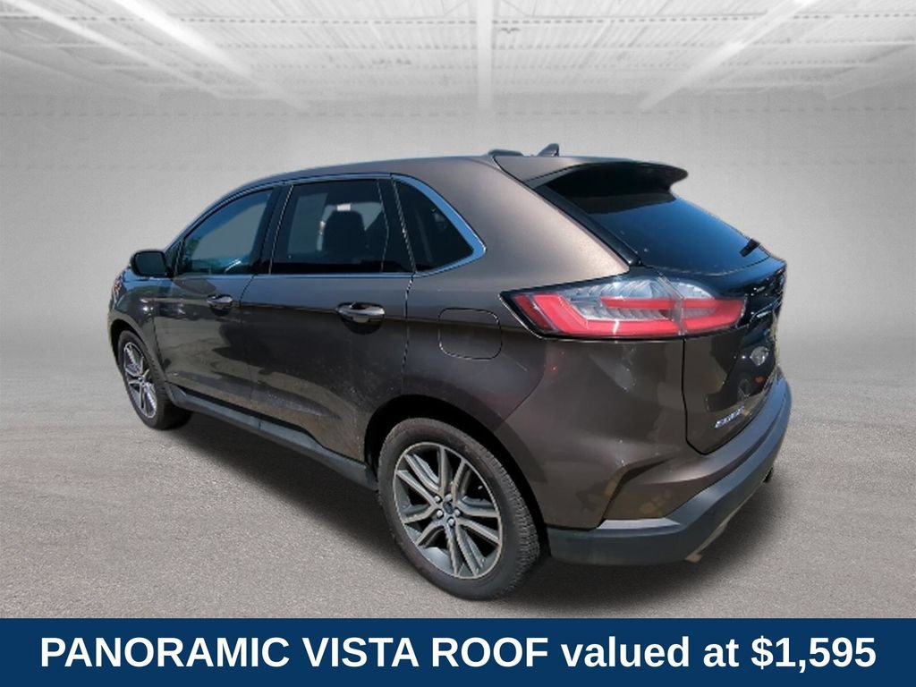 Used 2019 Ford Edge Titanium w/ Class II Trailer Tow Package AWD/4WD video 2