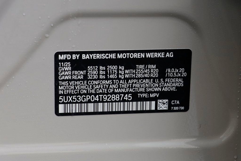 New 2026 BMW X3 xDrive30 w/ Convenience Package image 24