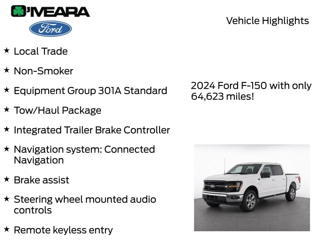 Used 2024 Ford F150 XLT w/ Tow/Haul Package AWD/4WD image 8