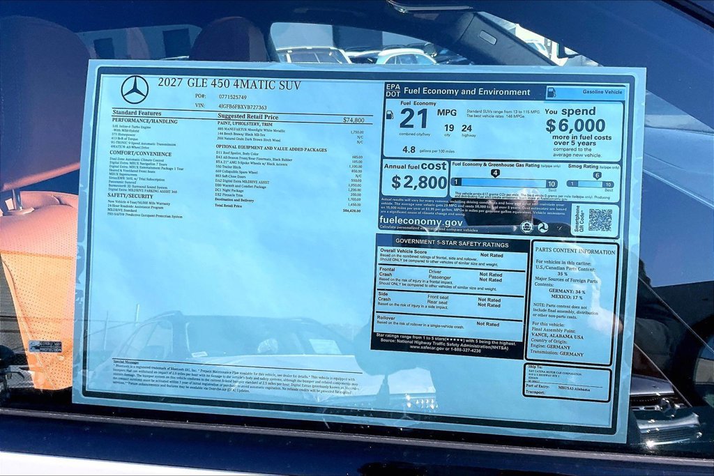 New 2027 Mercedes-Benz GLE 450 4MATIC image 13