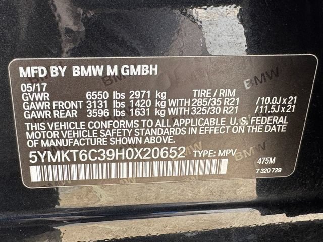 Used 2017 BMW X5 M AWD/4WD image 30