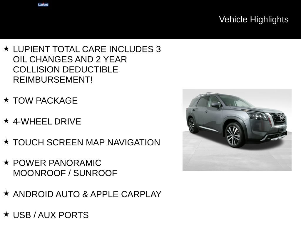 Used 2025 Nissan Pathfinder Platinum w/ Cargo Package AWD/4WD image 7