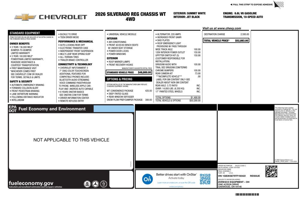 New 2026 Chevrolet Silverado 3500 W/T w/ WT Convenience Package image 4