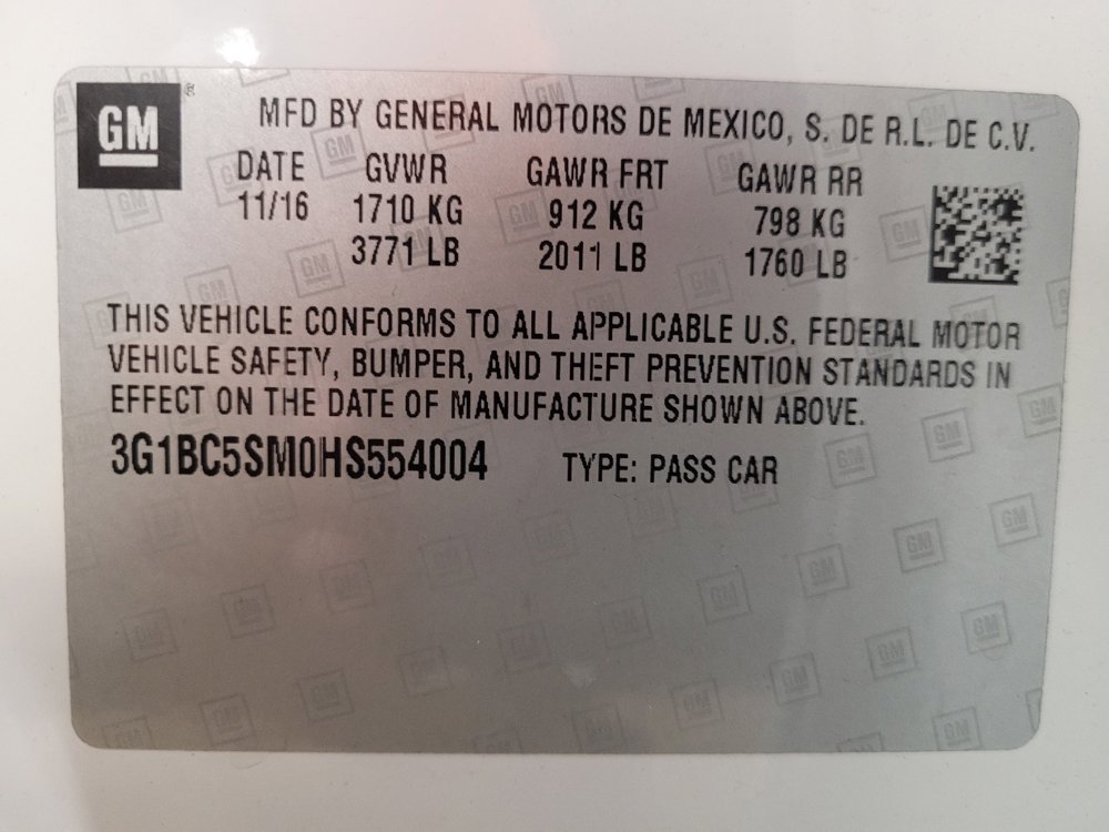 Used 2017 Chevrolet Cruze LS FWD image 33