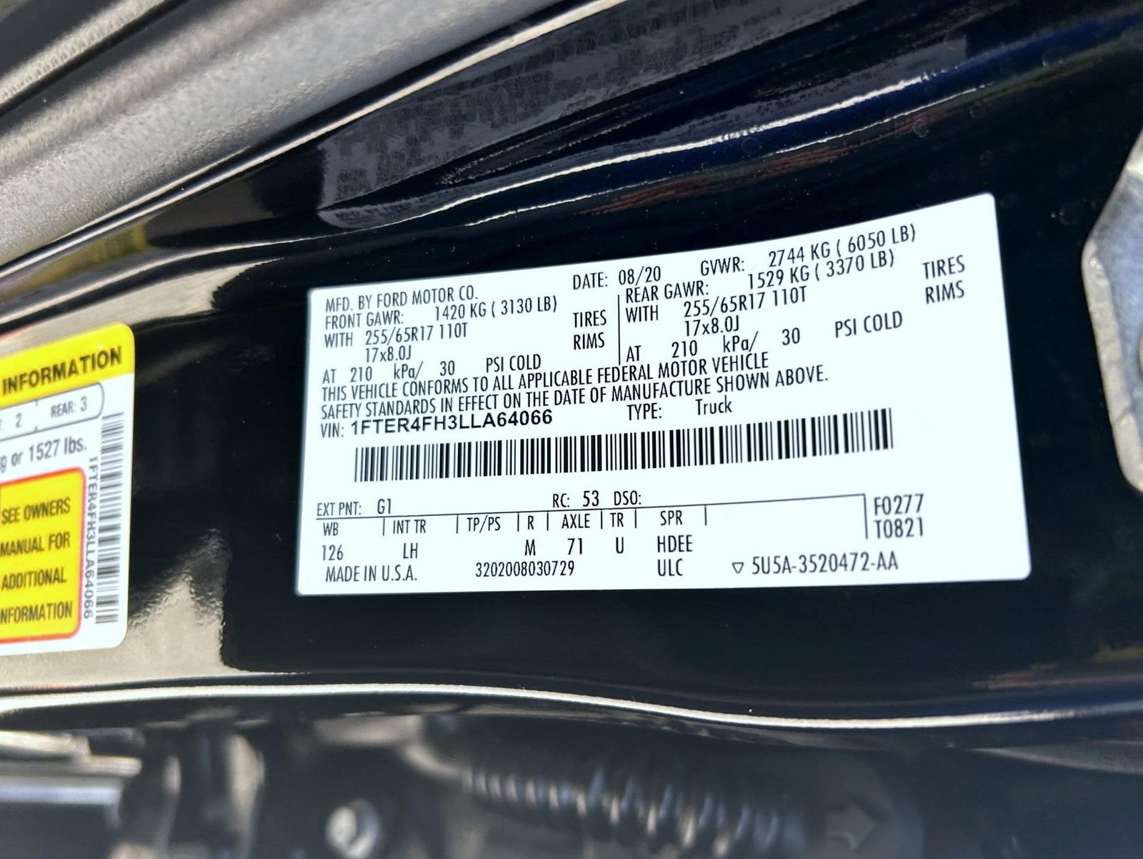 Used 2020 Ford Ranger XLT w/ Equipment Group 301A Mid image 25
