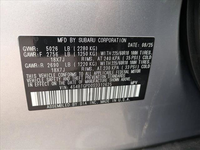 New 2025 Subaru Outback Touring XT w/ Tech Package 2 image 23