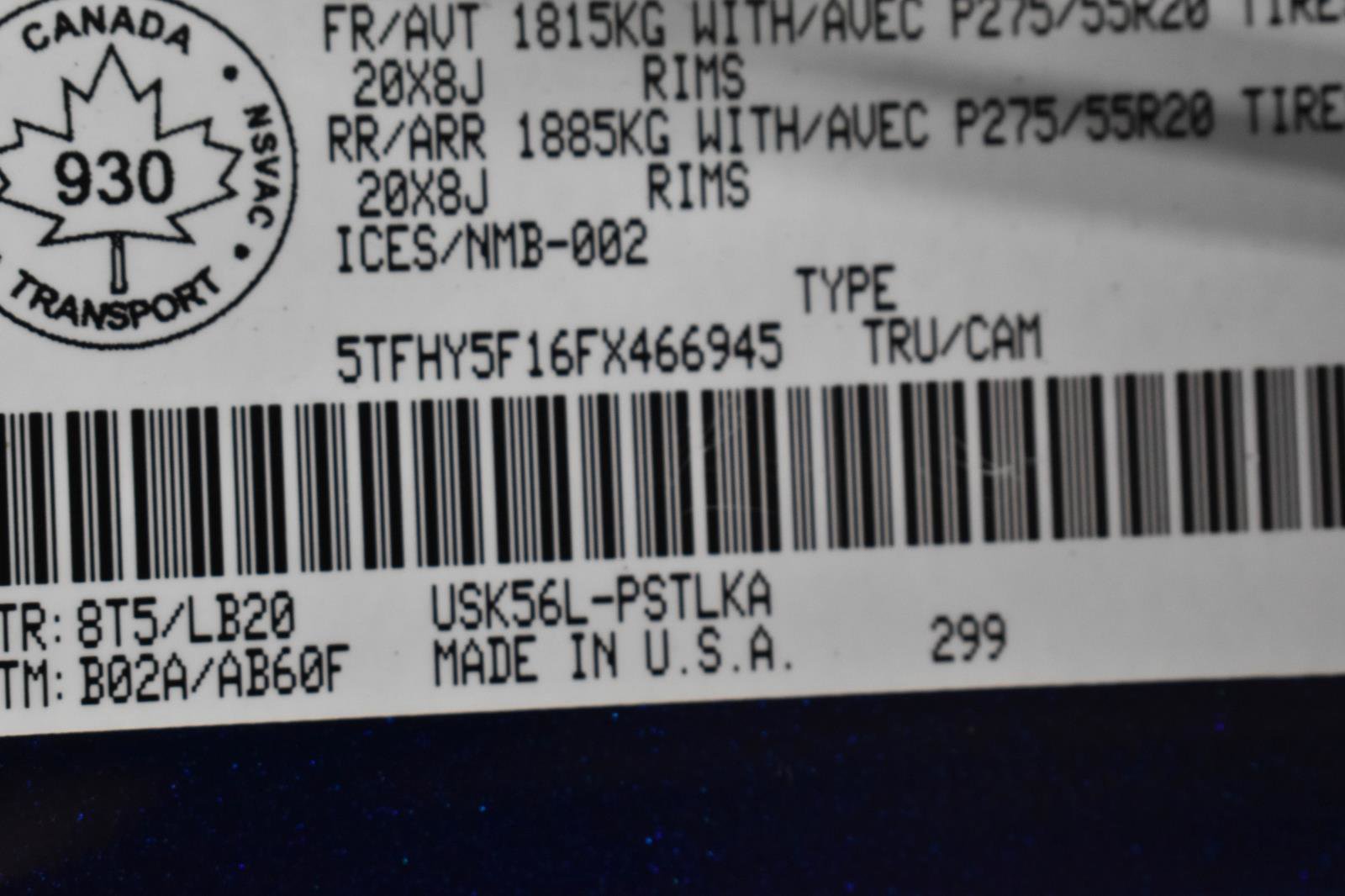 Used 2015 Toyota Tundra Limited image 31