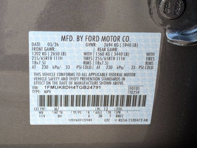 New 2026 Ford Explorer Active AWD/4WD image 33