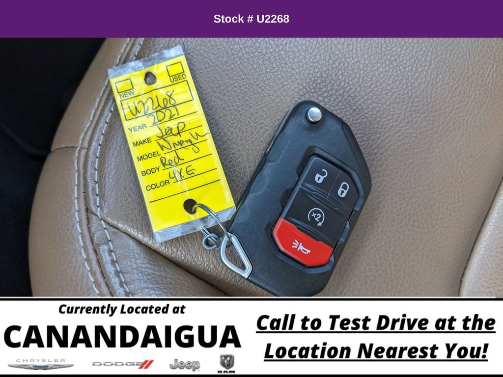 Used 2021 Jeep Wrangler Unlimited Sahara 4xe w/ Cold Weather Group image 41