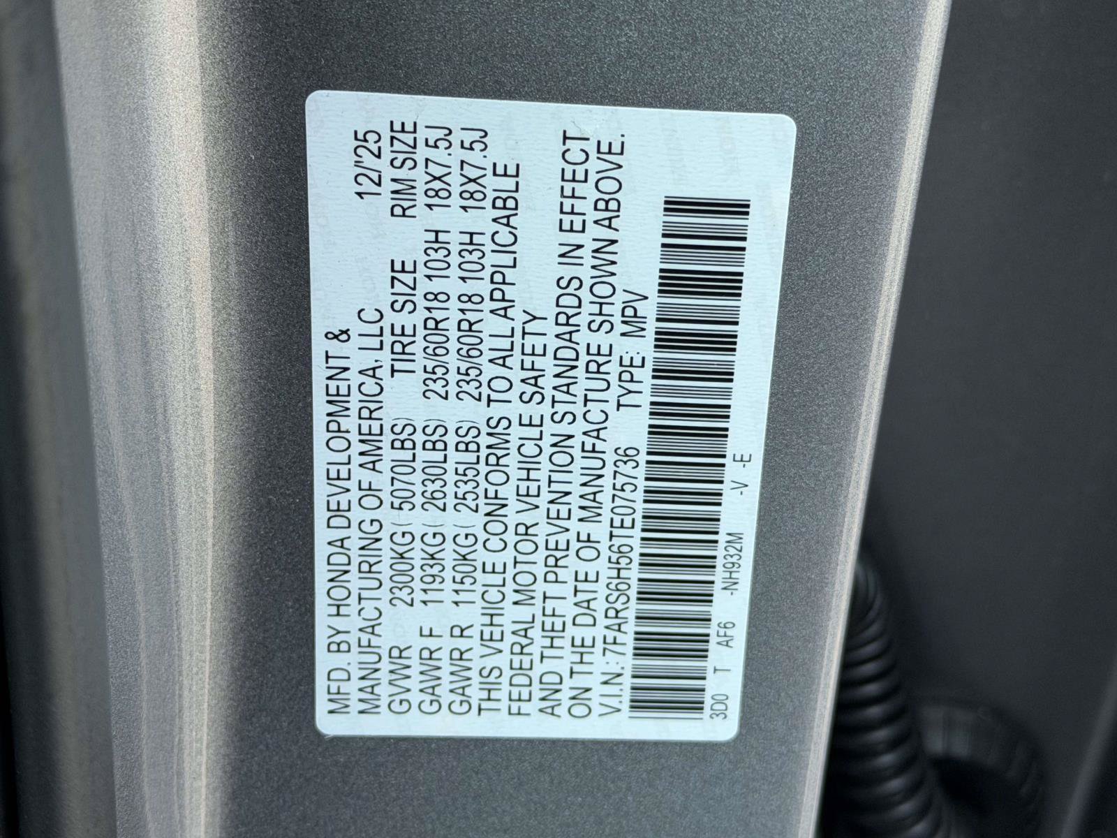 Certified 2026 Honda CR-V Sport image 21