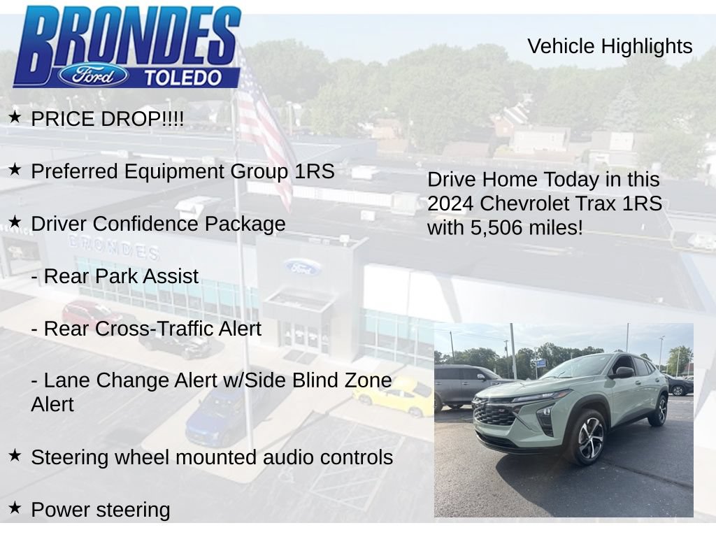 Used 2024 Chevrolet Trax RS w/ Driver Confidence Package FWD image 5