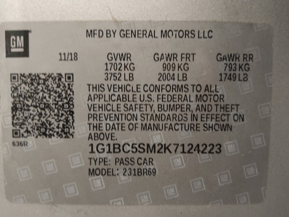 Used 2019 Chevrolet Cruze LS FWD image 33