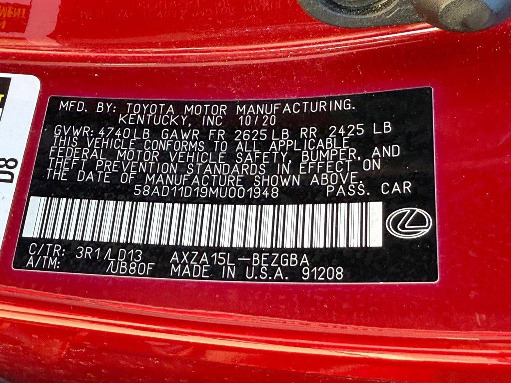 Used 2021 Lexus ES 250 w/ Premium Package image 28