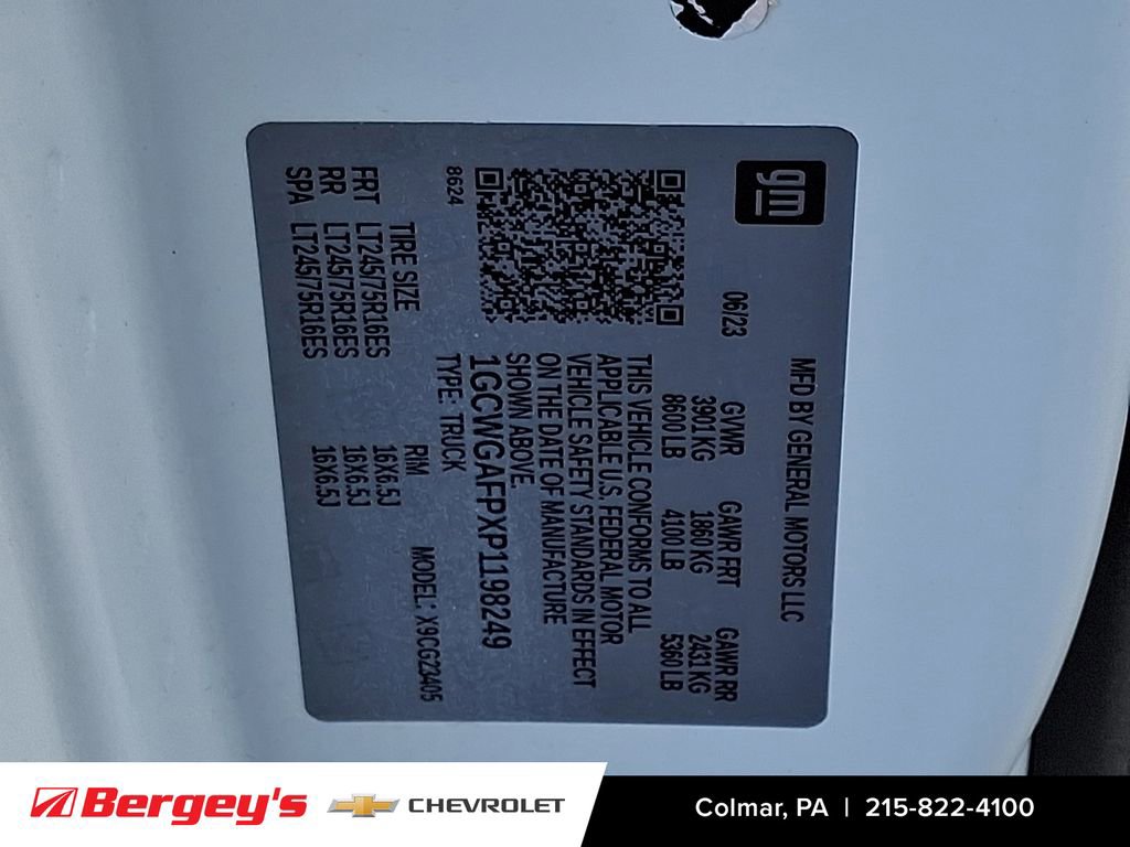 Certified 2023 Chevrolet Express 2500 w/ Driver Convenience Package RWD image 28