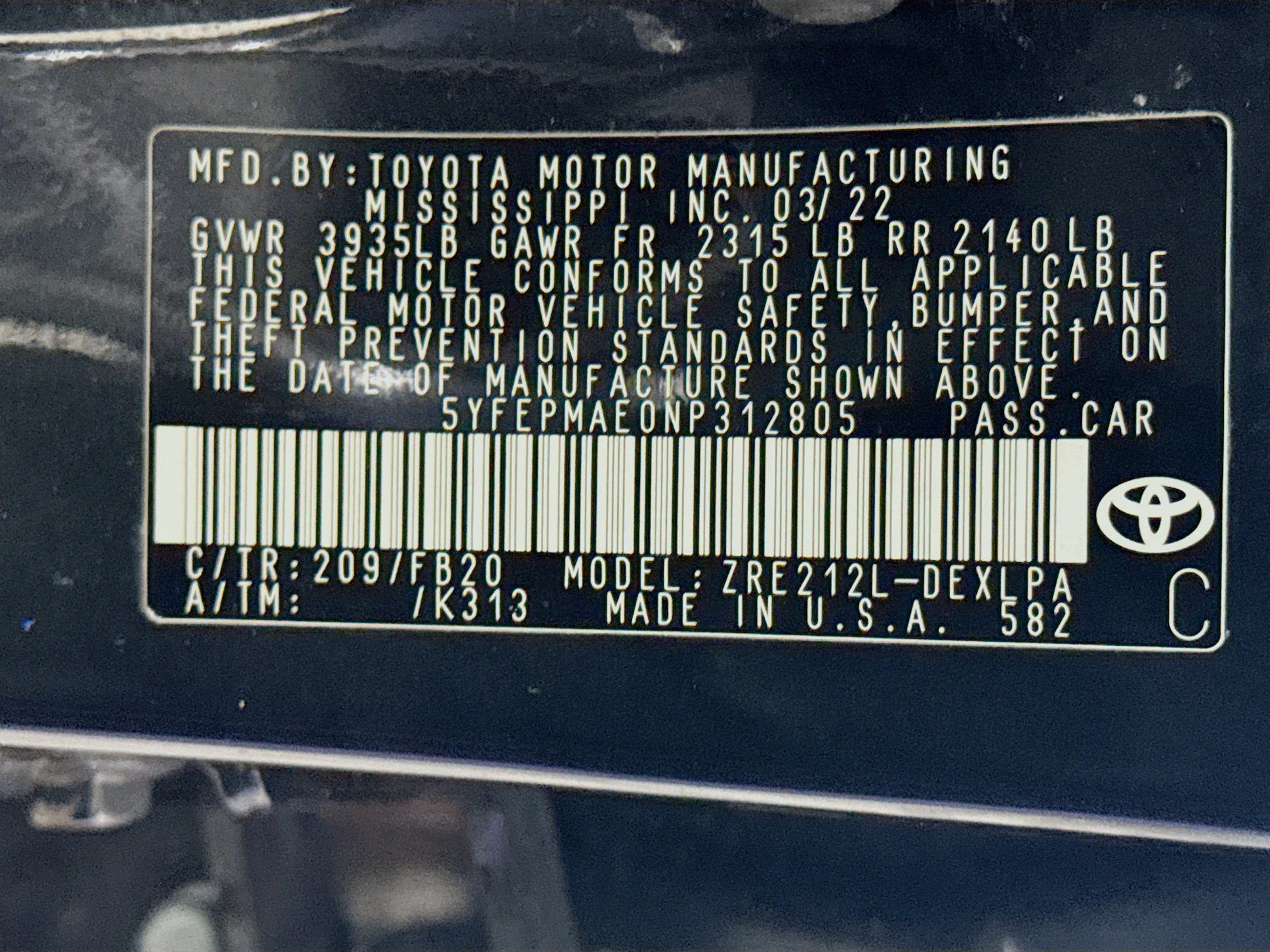 Used 2022 Toyota Corolla LE FWD image 39