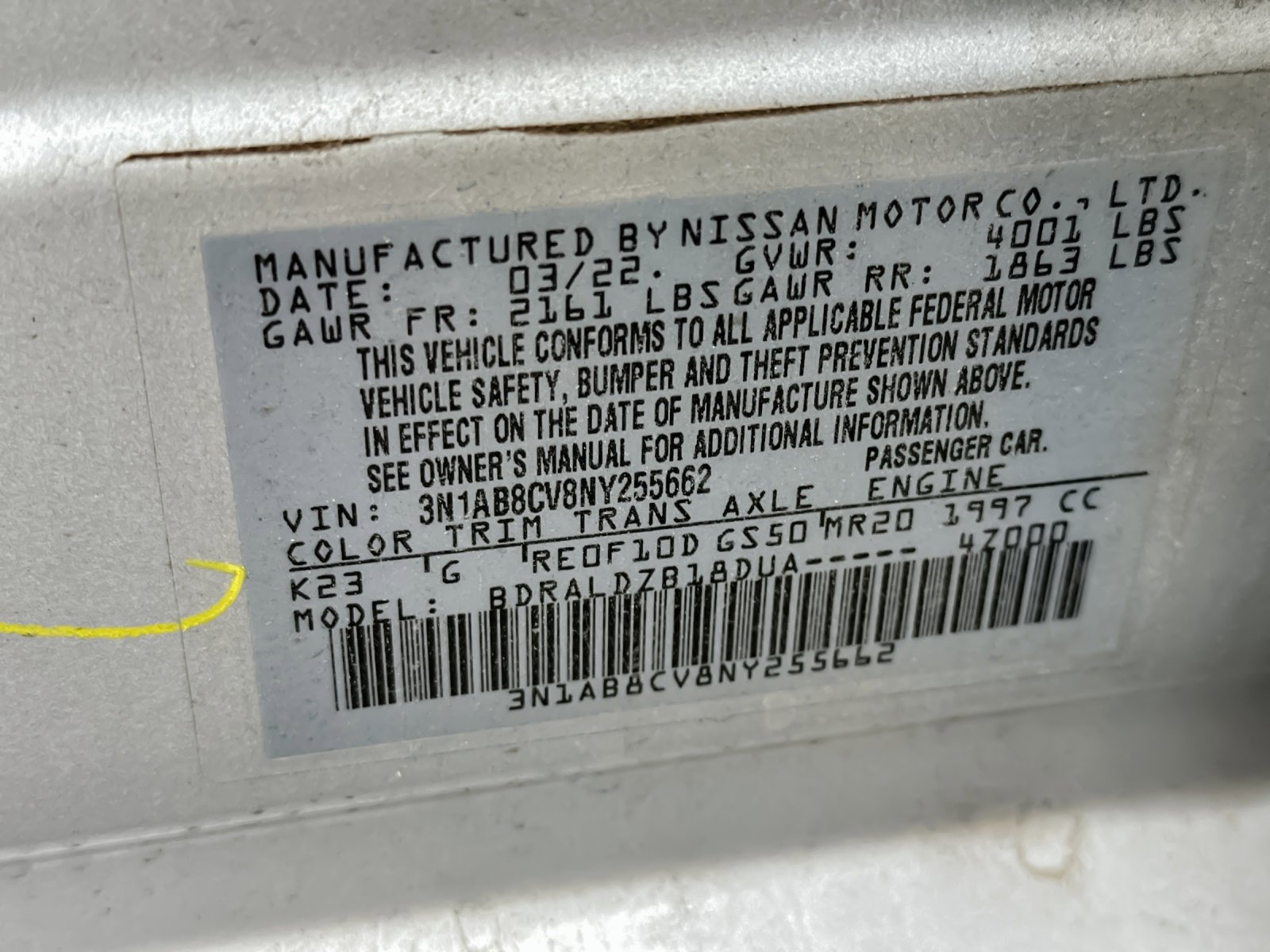 Used 2022 Nissan Sentra SV image 50