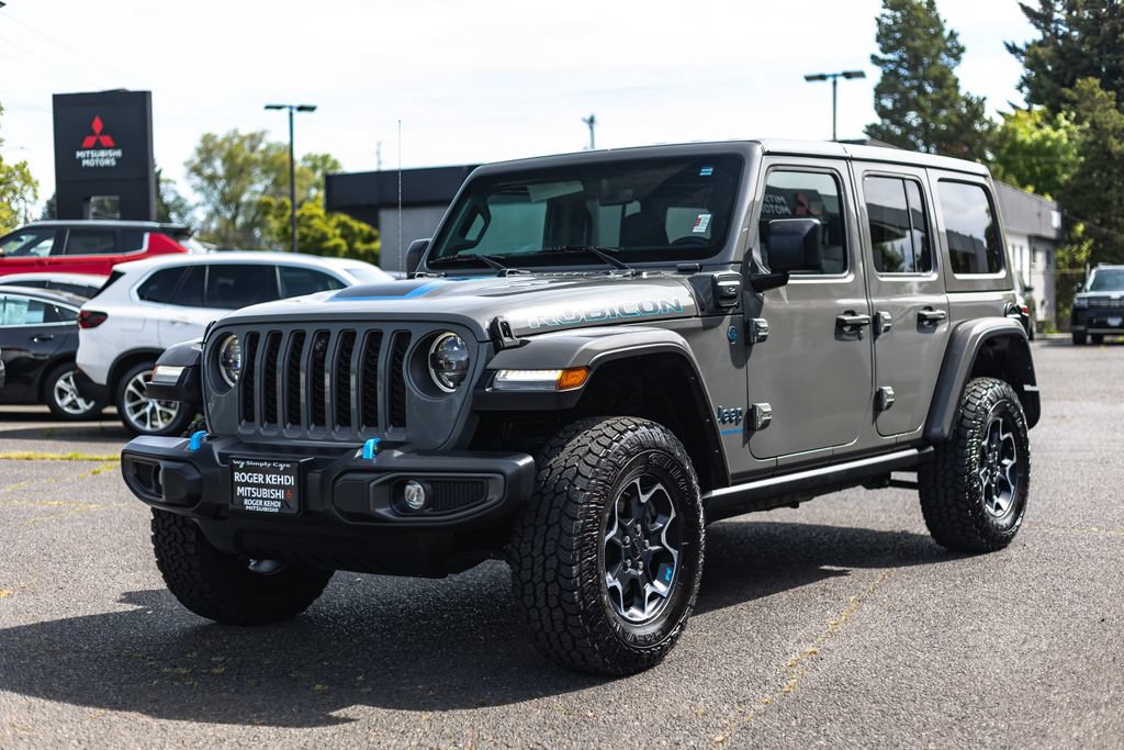 Used 2023 Jeep Wrangler Unlimited Rubicon 4xe w/ Cold Weather Group AWD/4WD image 4