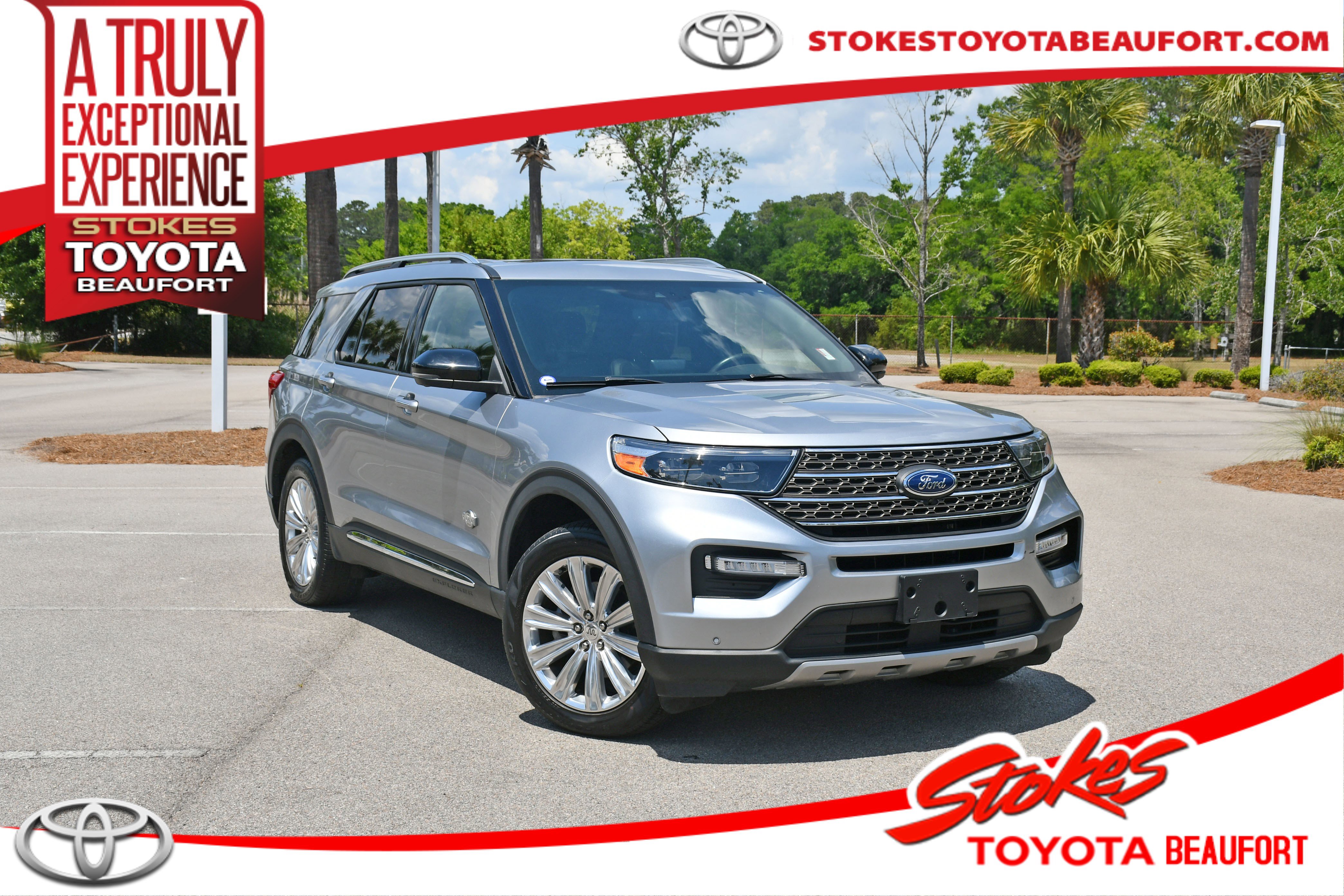 Used 2022 Ford Explorer King Ranch w/ Class IV Trailer Tow Package RWD image 1
