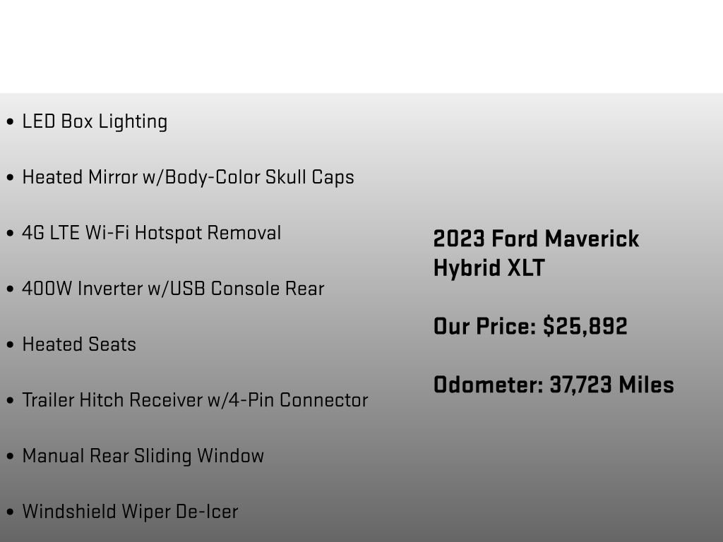 Used 2023 Ford Maverick XLT w/ XLT Luxury Package image 18