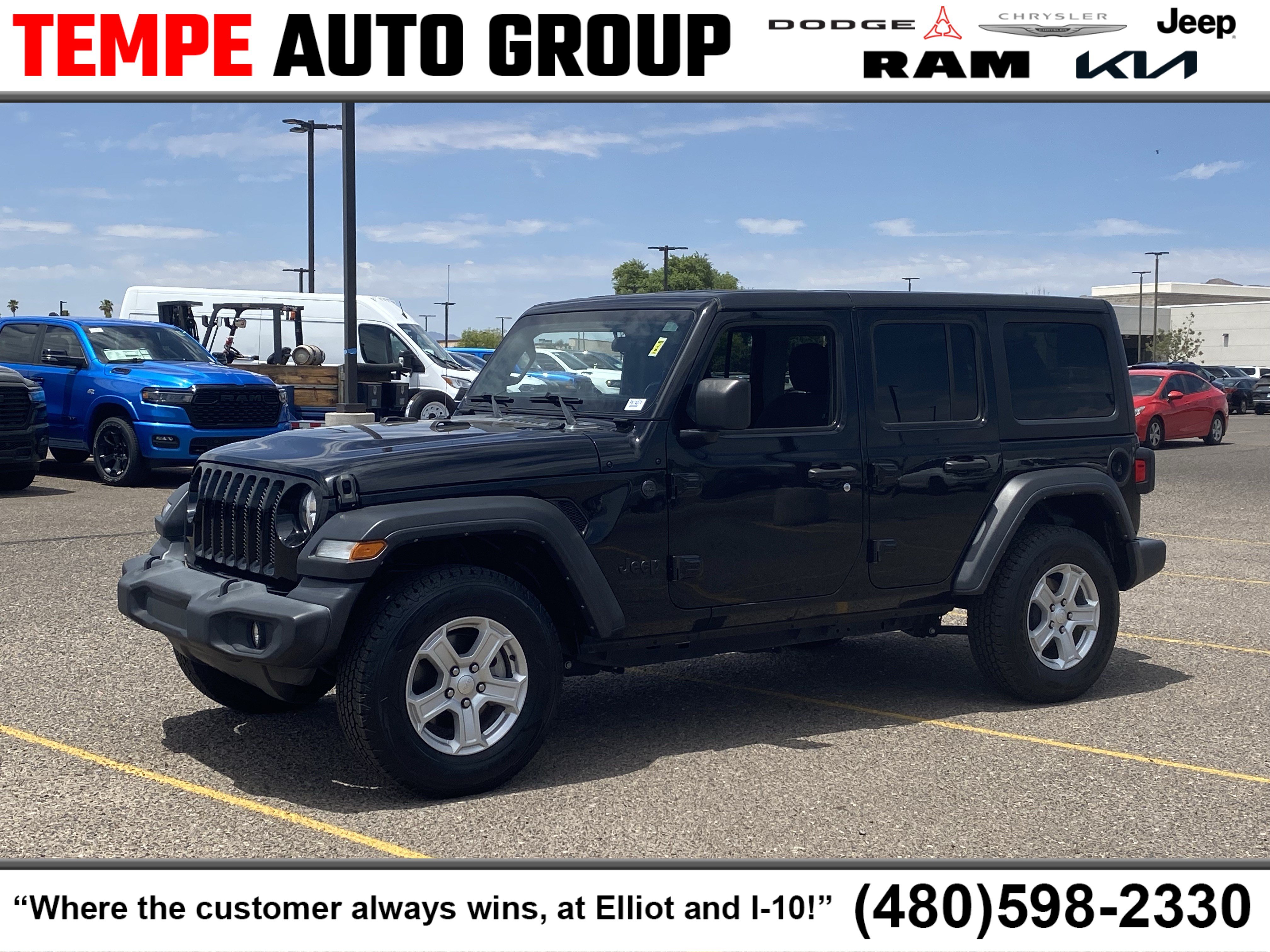 Used 2022 Jeep Wrangler Unlimited Sport AWD/4WD image 1