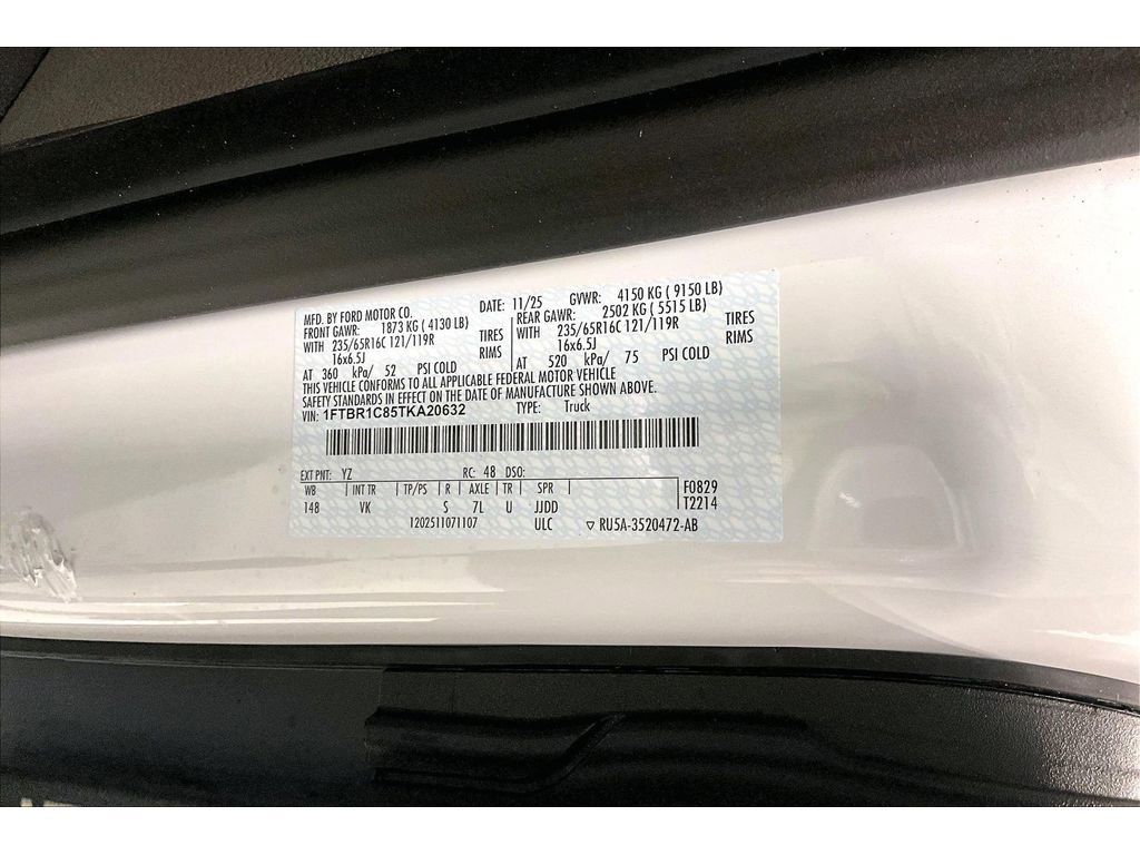 New 2026 Ford Transit 250 148 Medium Roof w/ Load Area Protection Package image 43