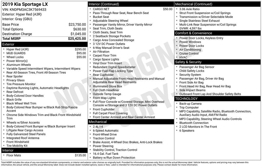 Used 2019 Kia Sportage LX image 48