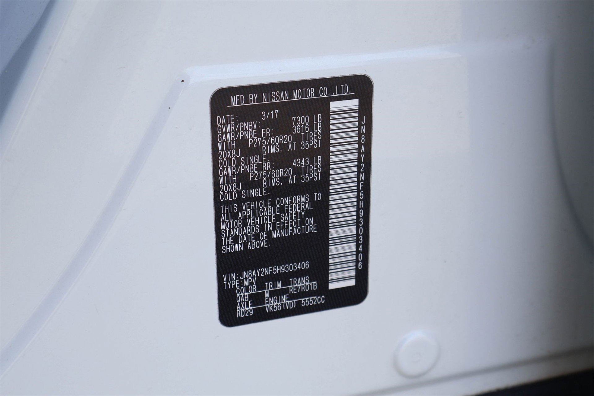 Used 2017 Nissan Armada Platinum w/ Captain Seat Package image 21