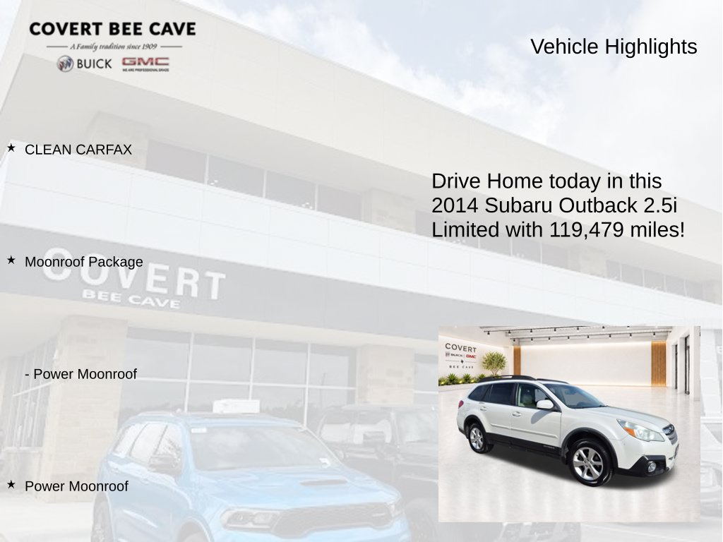 Used 2014 Subaru Outback 2.5i Limited AWD/4WD image 6
