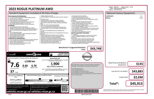 Used 2023 Nissan Rogue Platinum AWD/4WD image 25