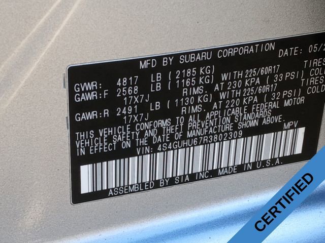 Certified 2024 Subaru Crosstrek 2.5i Wilderness w/ Crosstrek Mirror Package AWD/4WD image 19