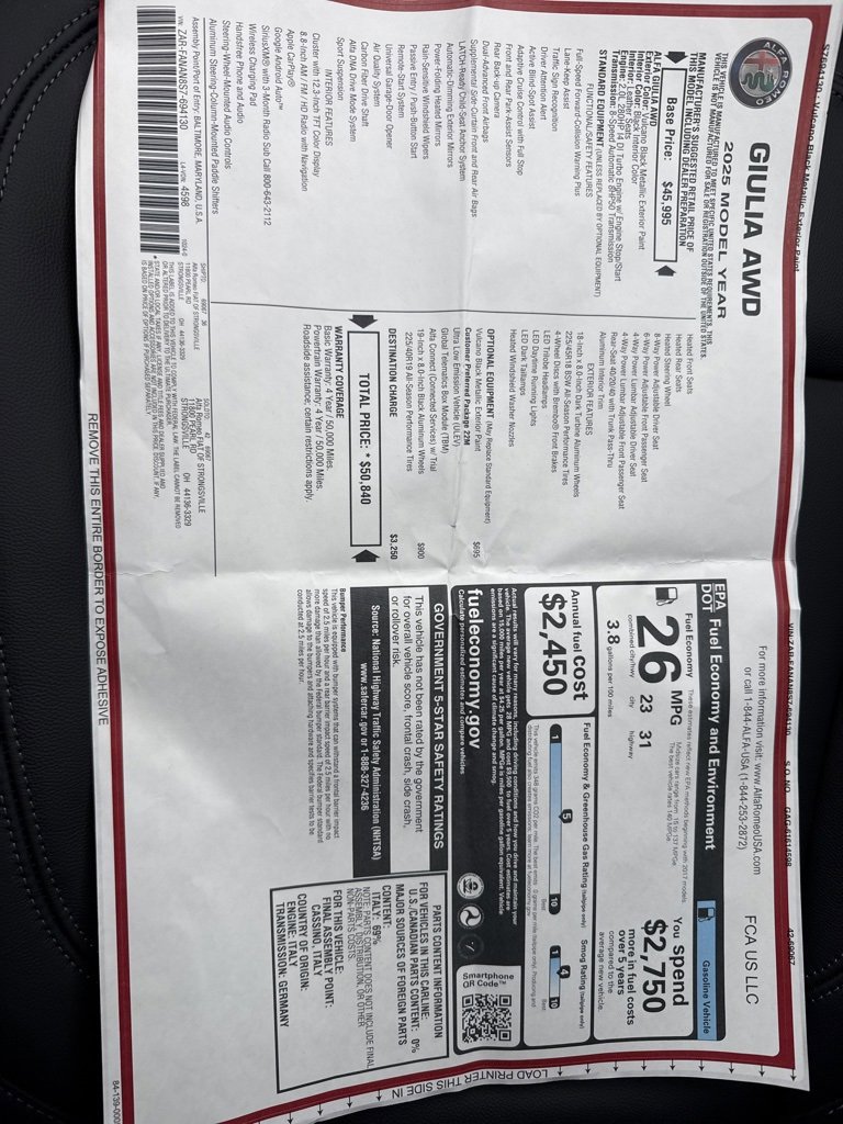 New 2025 Alfa Romeo Giulia image 23