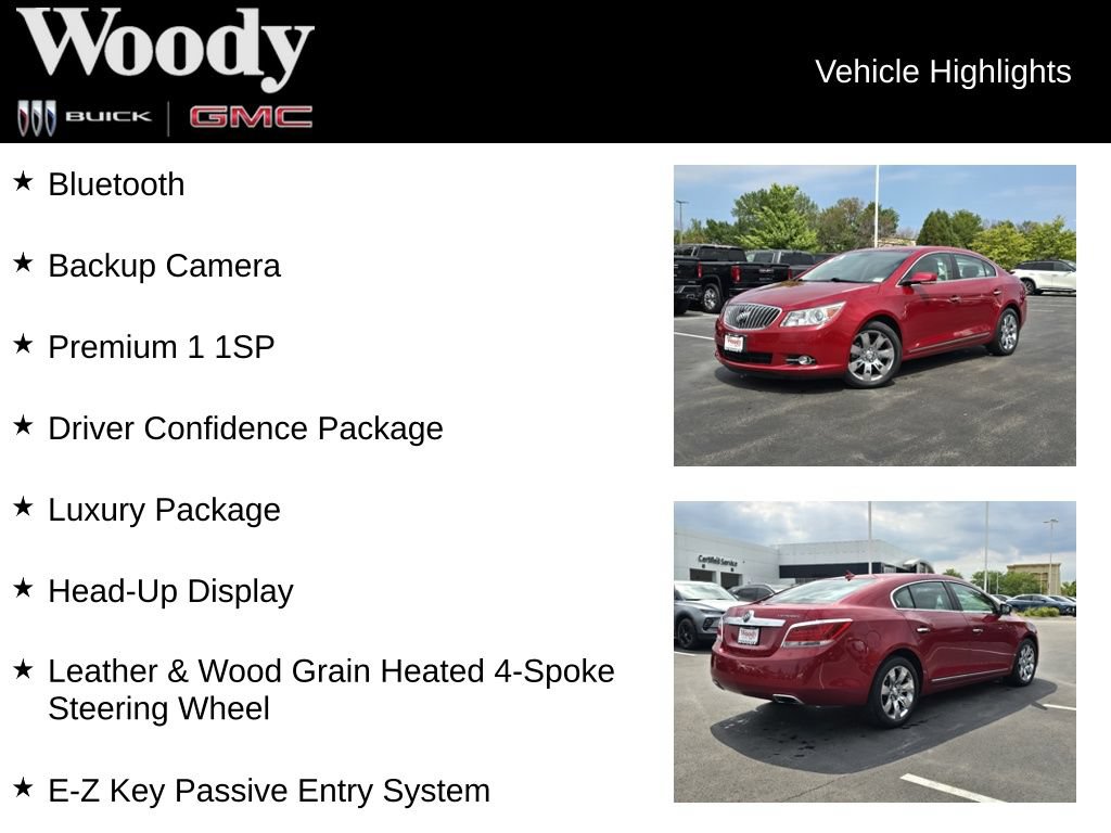 Certified 2013 Buick LaCrosse Premium w/ Driver Confidence Package FWD image 3