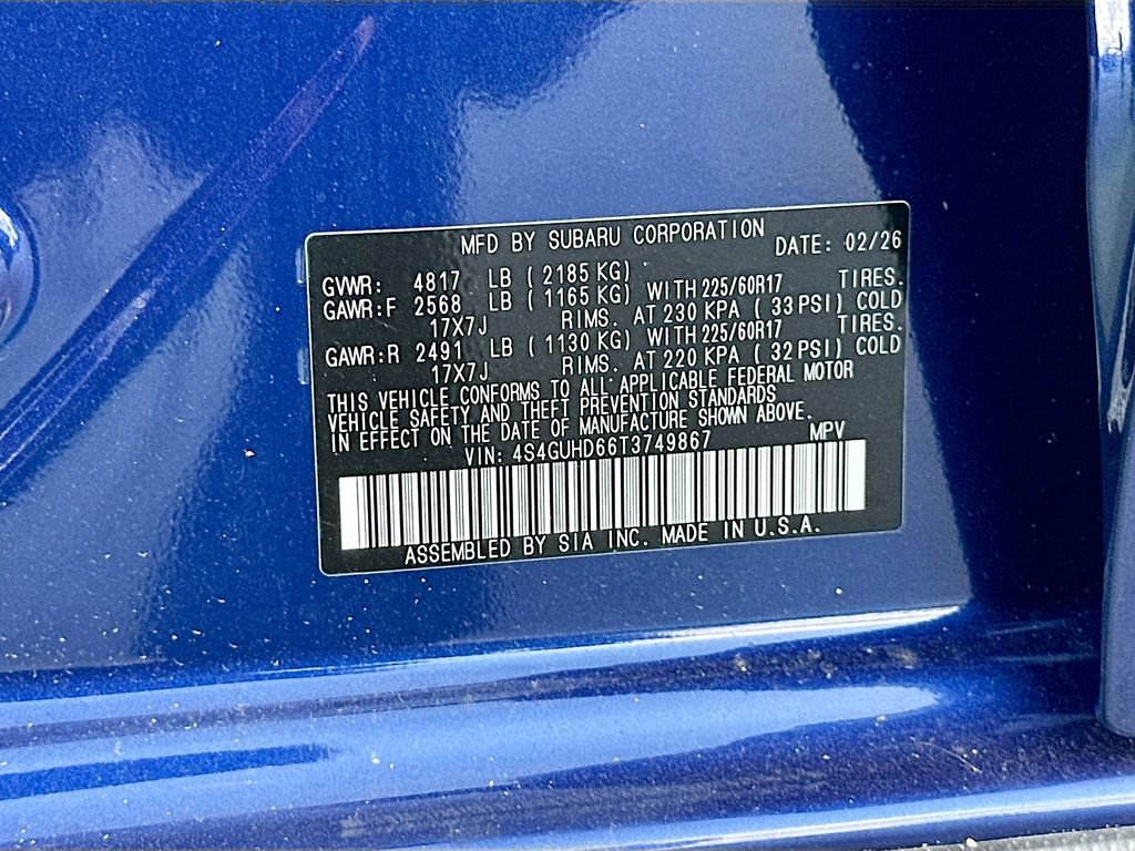 Certified 2026 Subaru Crosstrek 2.0i Premium AWD/4WD image 30