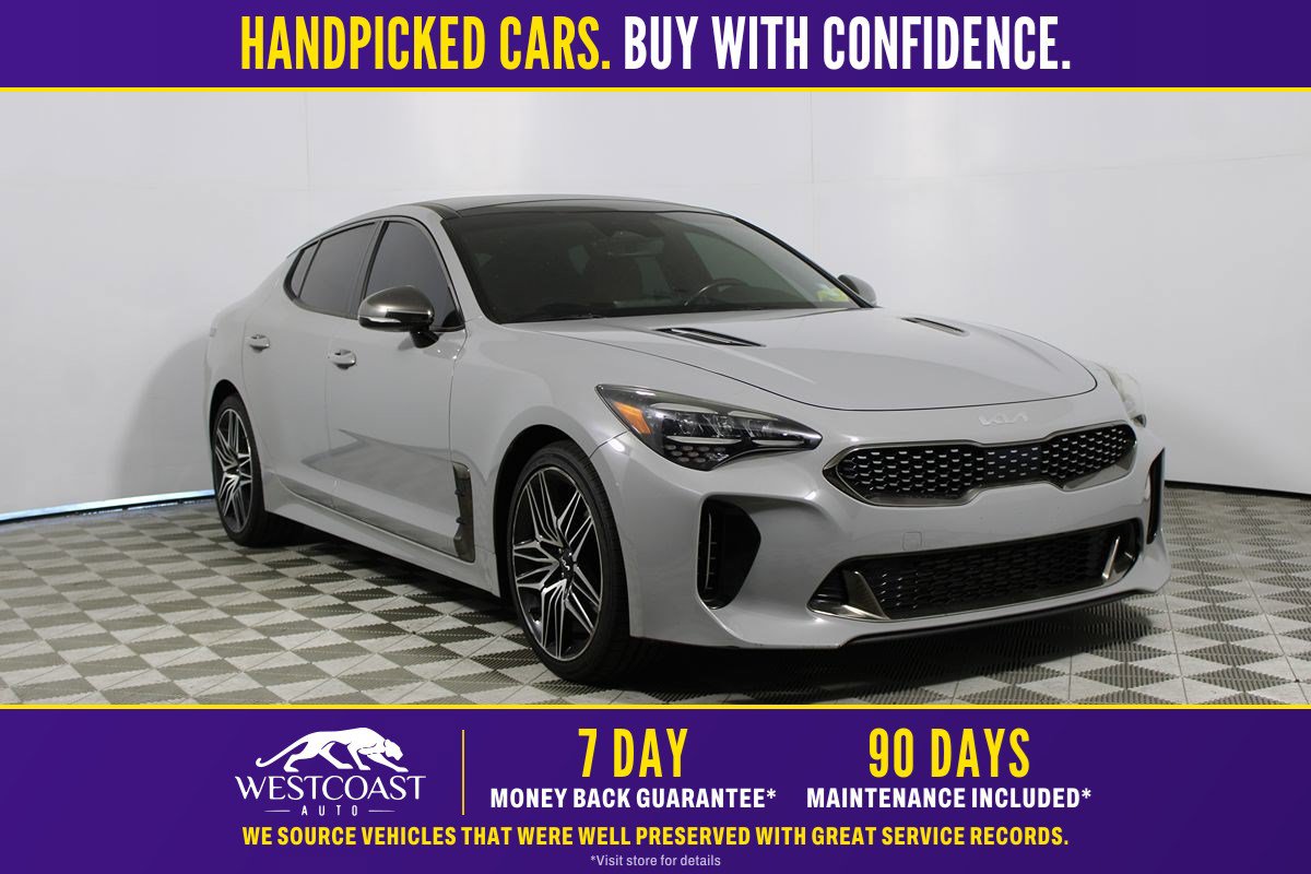 Used 2022 Kia Stinger GT1 w/ Red Interior Color Package RWD image 1