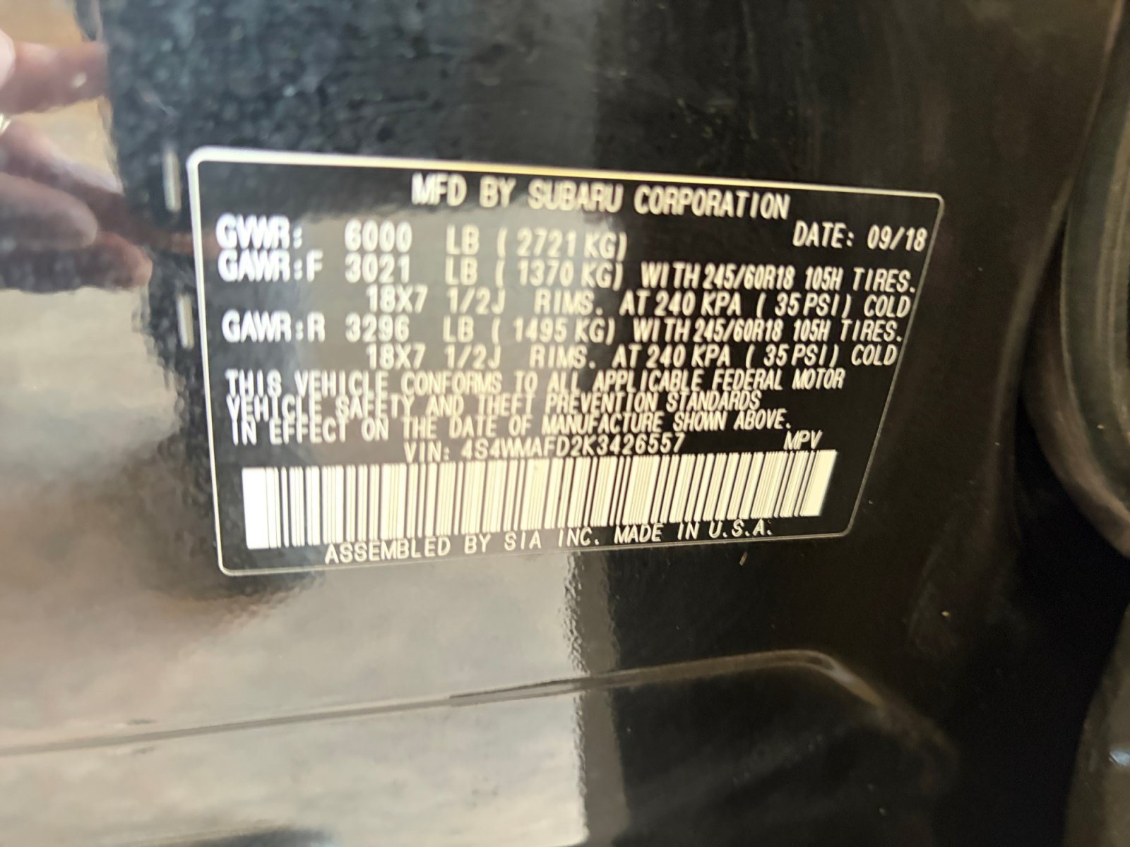 Used 2019 Subaru Ascent Premium AWD/4WD image 34