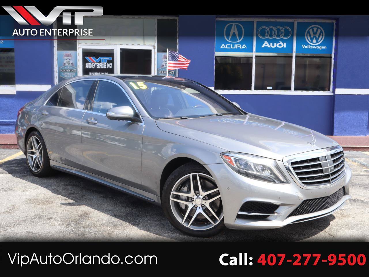 Used 2015 Mercedes-Benz S 550 4MATIC Sedan image 1
