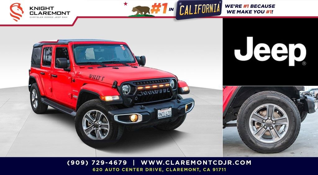 Used 2021 Jeep Wrangler Unlimited Sahara image 1