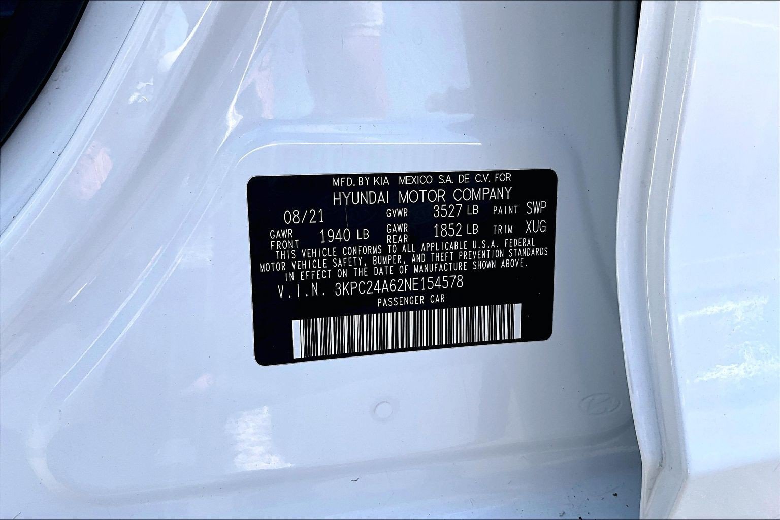 Used 2022 Hyundai Accent SE w/ Cargo Package FWD image 31